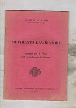 Movimento lavoratori. Appunti per il cledo dell'Archidiocesi di Genova