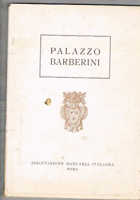 Palazzo Berberino a Roma. Testo in francese - copertina