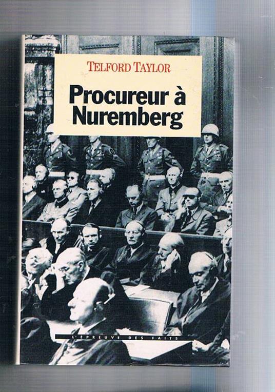 Procureur à Nuremberg - Taylor Telford - copertina