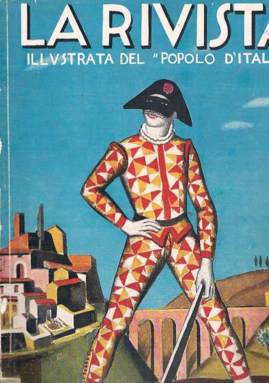 La Rivista illustrata del popolo d'Italia. Anno III° n° 3. 15 febbraio 1925 - copertina