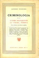 Criminologia. L'uomo delinquente. La \facies\