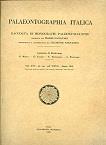Palaeontographia Italica. Raccolta di monografie paleontologiche fondata da Mario Canavari continuata e accresciuta da Giuseppe Stefanini. Vol. LVI (n. ser. vol. XXVI) - Anno 1961. Pubblicato sotto gli auspici del Consiglio Nazionale delle Ricerche.