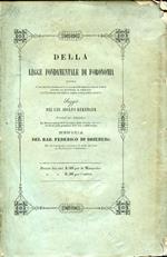 Della legge fondamentale di foronomia ossia d'una nuova teoria sulla causa universale delle forze contro la dottrina di Newton sull'attrazione della terra e dei corpi celesti. Saggio. Giuntavi per Appendice la dimostrazione dell'erroneità delle dottr
