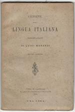 Origine della lingua italiana. Dissertazione..Settima edizione