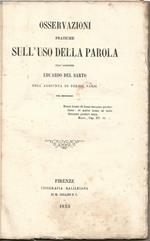Osservazioni pratiche sull'uso della parola