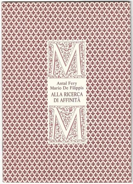 Alla ricerca di affinità - Antal Fery - copertina