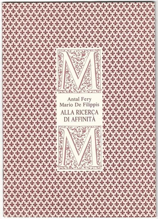 Alla ricerca di affinità - Antal Fery - copertina