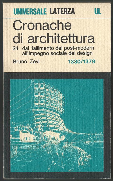 Cronache di architettura - Bruno Zevi - copertina