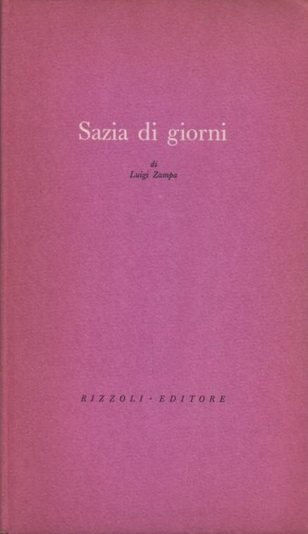 Sazia di giorni - Luigi Zampa - 2