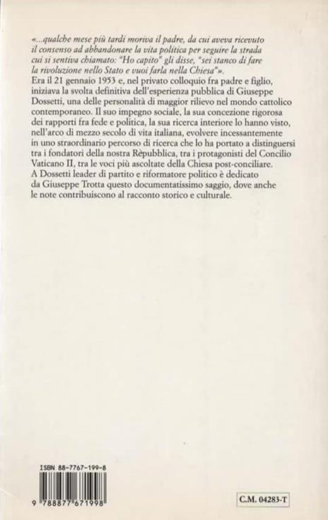 Giuseppe Dossetti. La rivoluzione nello Stato - Giuseppe Trotta - 2