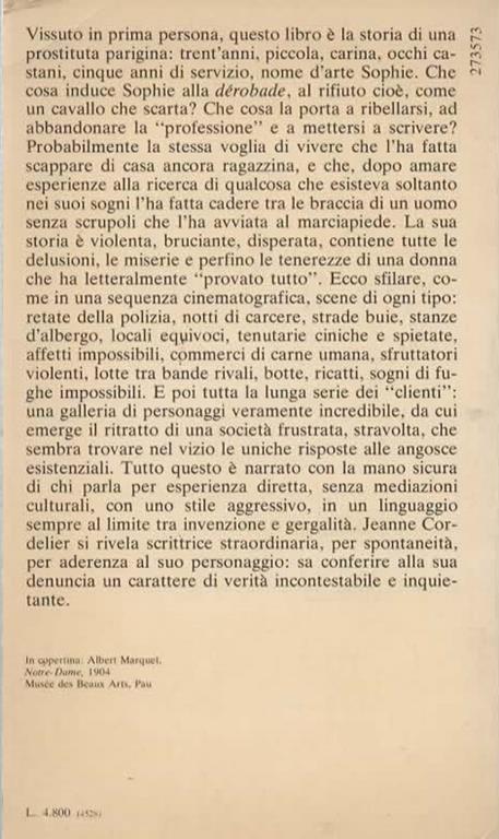 La derobade. Prefazione di Dacia Maraini - Jeanne Cordelier - 2