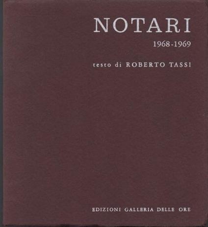 Notari. 10 tavole a colori. 1968-1969 - Roberto Tassi - copertina