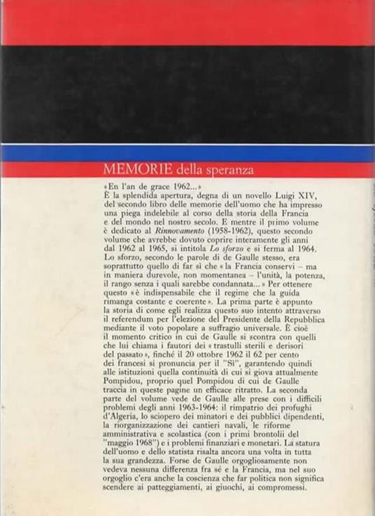 Memorie della speranza. Lo sforzo del 1962 -. - Charles de Gaulle - 3