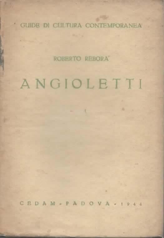 Angioletti - Roberto Rebora - copertina
