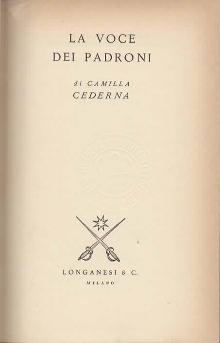 La voce dei padroni - Camilla Cederna - 3