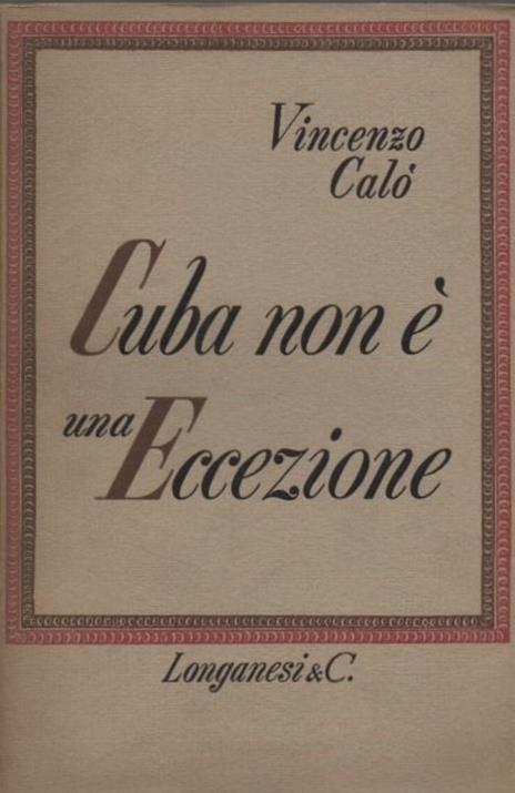Cuba non è un'eccezione - Vincenzo Calò - copertina