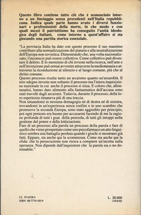 Processo alla parola - Armando Verdiglione - 2