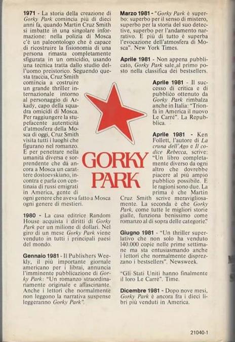 Gorky Park - Martin Cruz Smith - 2