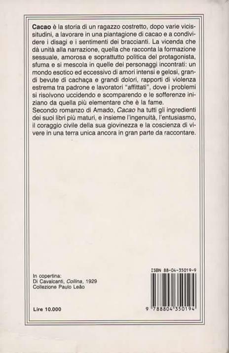 Cacao - Jorge Amado - 2