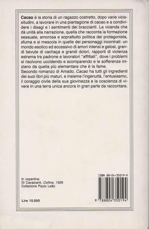 Cacao - Jorge Amado - 2