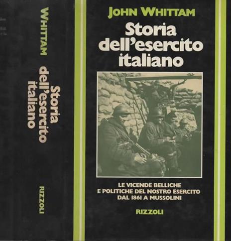 Storia dell'esercito italiano - John Whittam - copertina