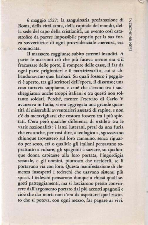 Il sacco di Roma - Francesco Mazzei - 2