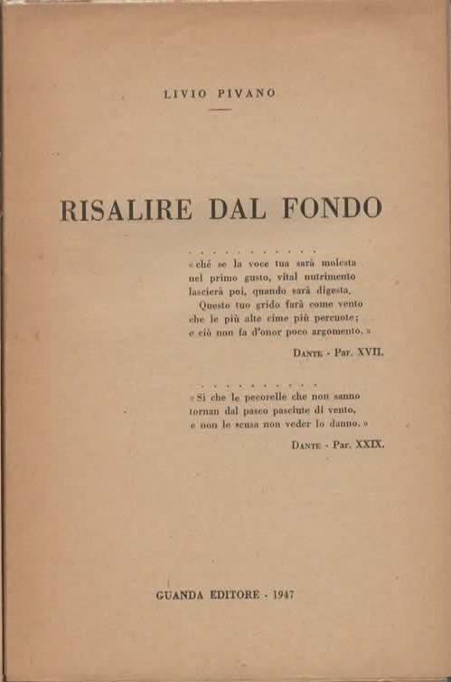 Risalire dal fondo - Livio Pivano - 2