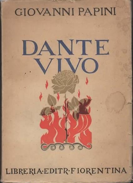 Dante vivo - Giovanni Papini - copertina