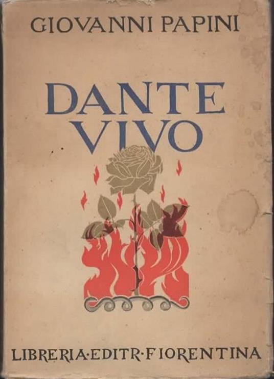 Dante vivo - Giovanni Papini - copertina