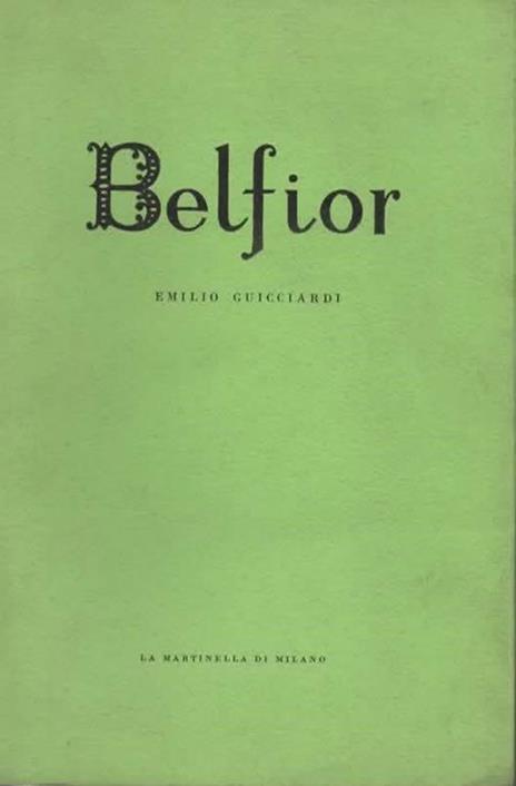 Belfior - Emilio Guicciardi - copertina