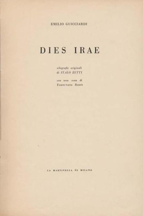 Dies Irae. Con una nota di Fortunato Rosti - Emilio Guicciardi - 4
