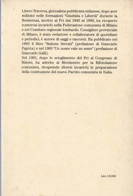 Il sibilo del Potere - Libero Traversa - 2