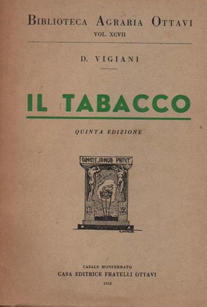Il Tabacco - Dante Vigiani - copertina