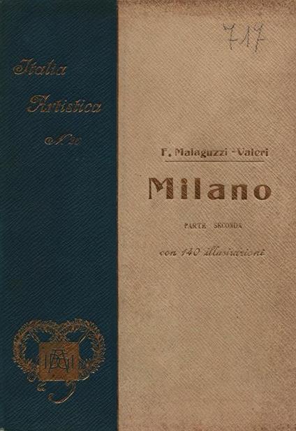 Milano. Parte Ii - Francesco Malaguzzi Valeri - copertina