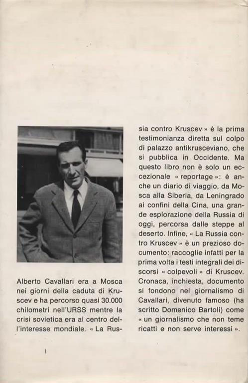 La Russia contro Kruscev - Alberto Cavallari - 2
