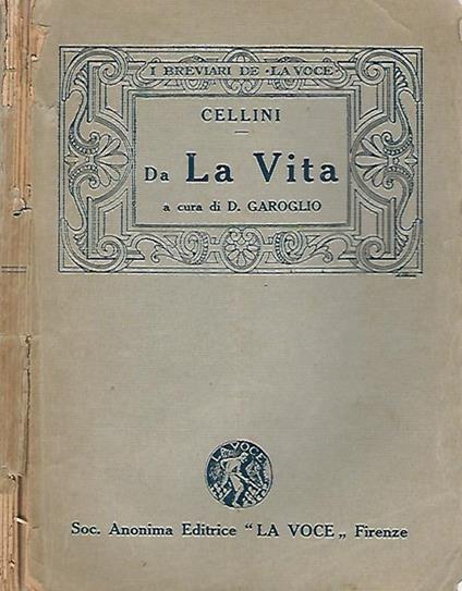 La vita - Benvenuto Cellini - copertina