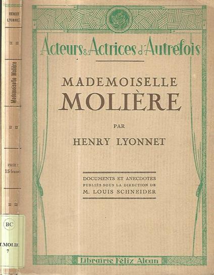 Medemoiselle Moliere - Henry Lyonnet - copertina