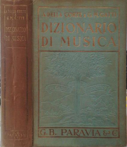 Dizionario di musica - copertina