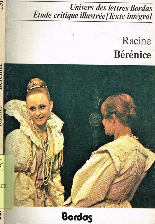 Bérénice. Tragedie - Jean Racine - copertina