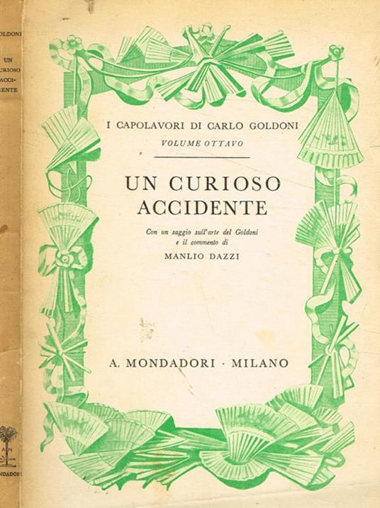 Un curioso accidente - Carlo Goldoni - copertina