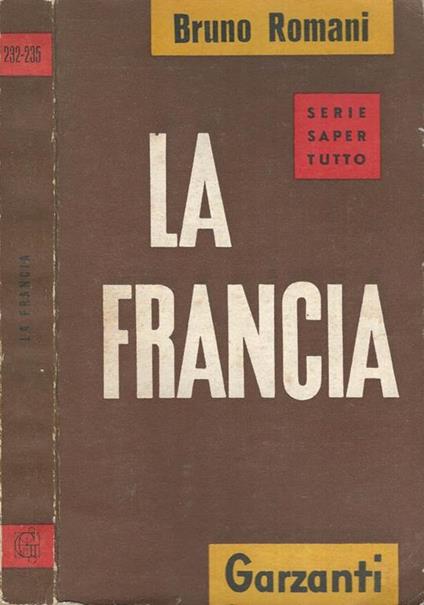 La Francia - Bruno Romani - copertina