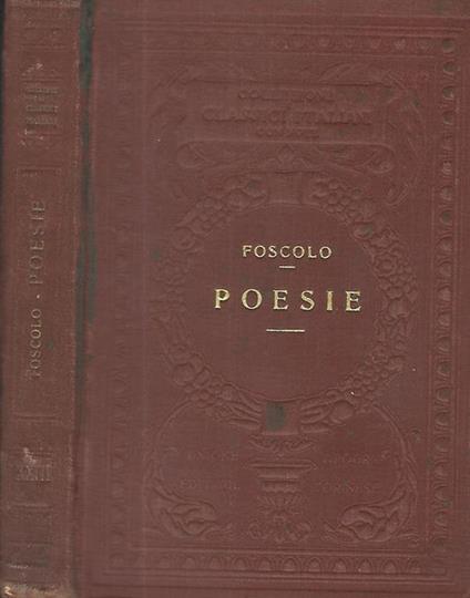 Poesie - Ugo Foscolo - copertina