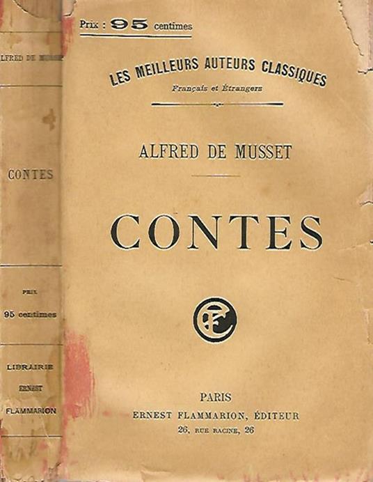 Contes - Alfred de Musset - copertina