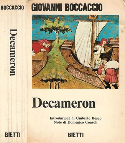 Decameron - Giovanni Boccaccio - copertina