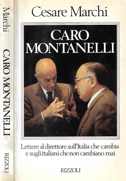 Caro Montanelli - Cesare Marchi - copertina