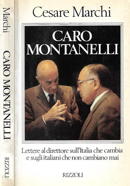 Caro Montanelli - Cesare Marchi - copertina