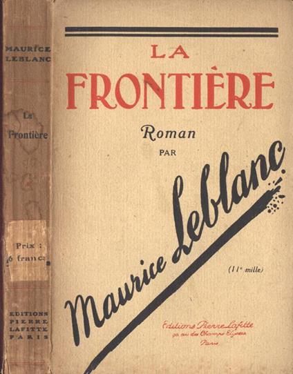 La frontière - Maurice Leblanc - copertina