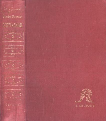 Corpi e anime - Maxence Van der Meersch - copertina