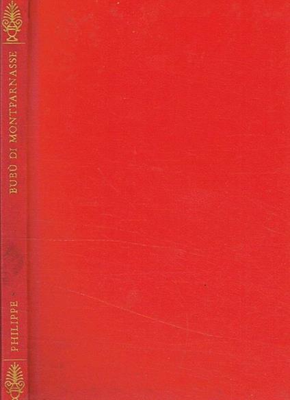 Bubù di Montparnasse - Charles-Louis Philippe - copertina