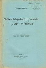 Studio cristallografico del Y-ossimio -B-cheto -fenilbutano. Estratto dal Periodico di Mineralogia anno VI, n.1 gennaio 1935-XIII